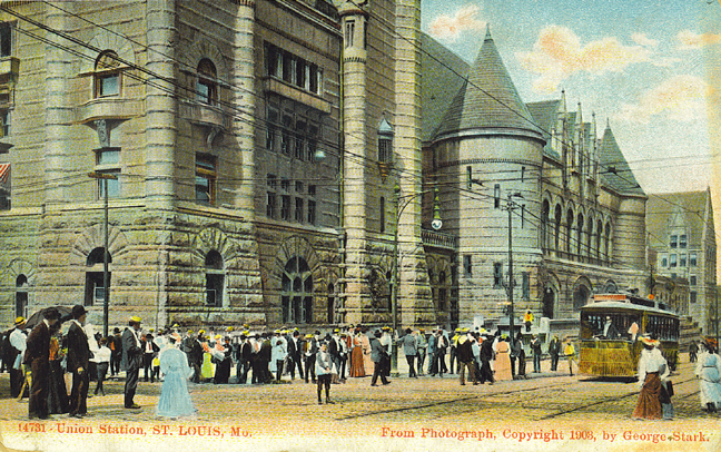 Union Station, St. Louis, Mo., from photograph, copyright 1903, by George Stark.